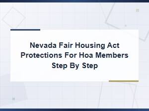 Filing a Fair Housing Complaint Against Your Nevada Hoa