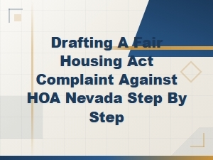 Filing a Fair Housing Complaint Against Your Hoa in Nevada